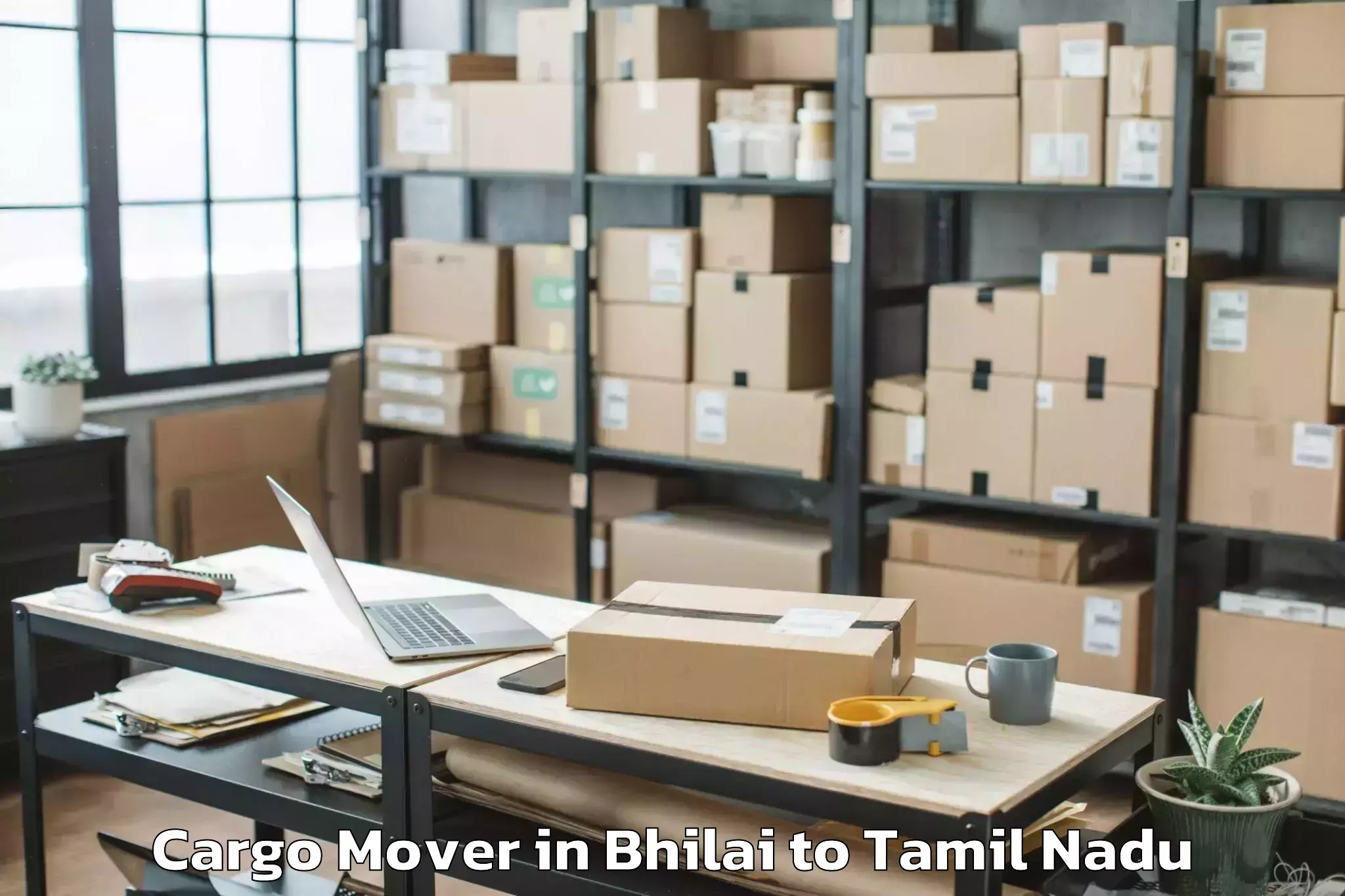 Hassle-Free Bhilai to Uthukkottai Cargo Mover